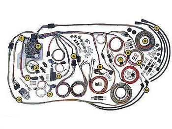 1955 1956 1957 1958 1959 Chevy Truck Wire Harness Wiring Kit 500481